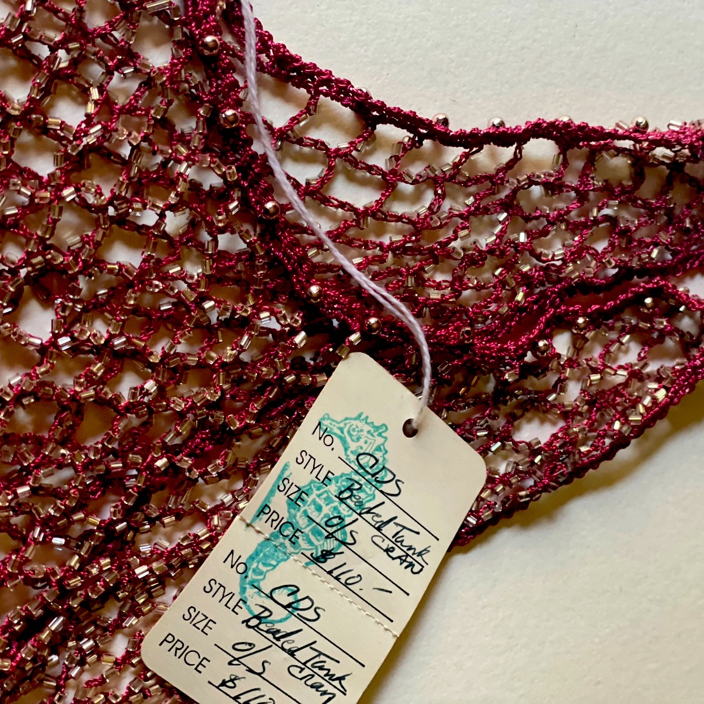 COPY - Beaded festive top!! New by Canto di Sirena
